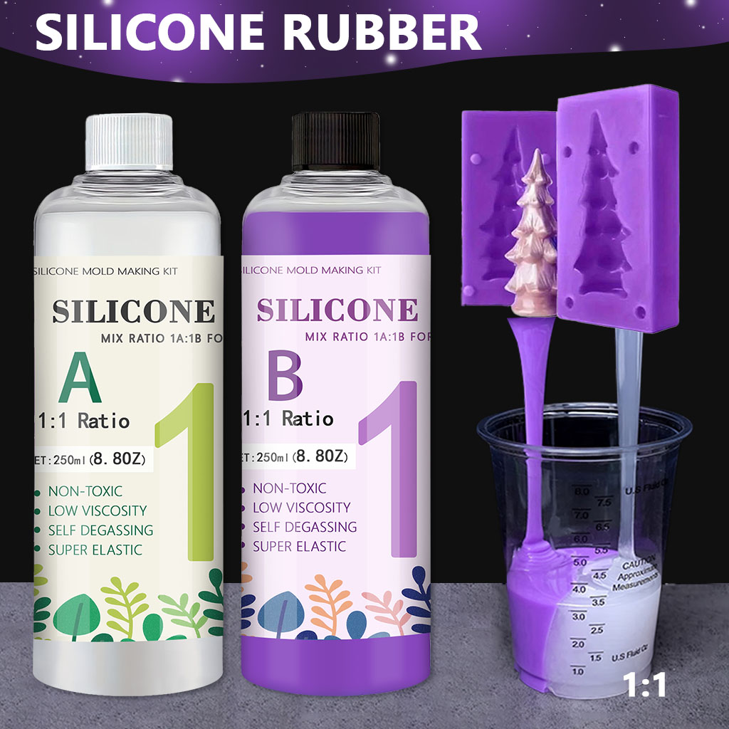 Soap Making Experiment - 17.6oz Purple Liquid Silicone Rubber, RTV
