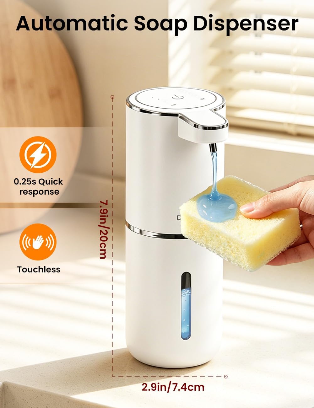 Soap Making Machine - 380ML Capacity Light Display 4-Gears Adjustable
