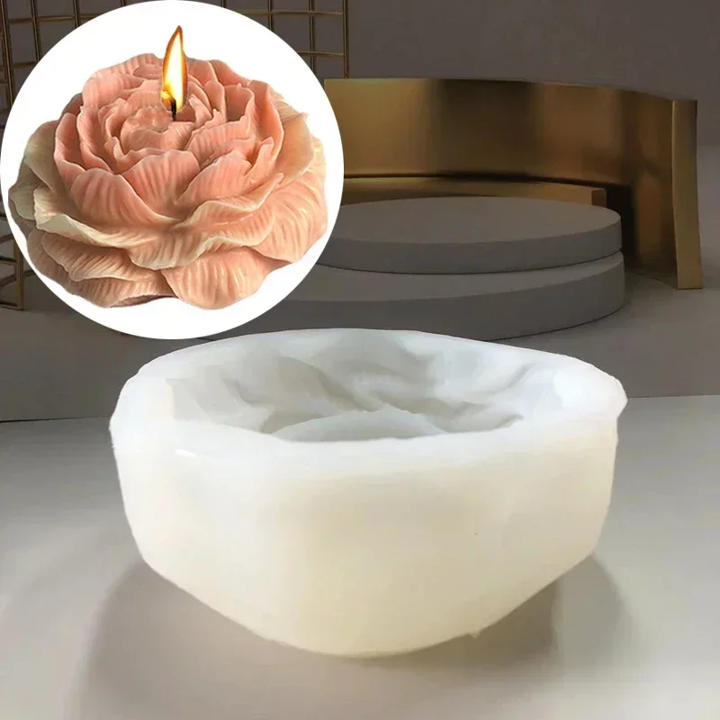 Soap Making Experiment - Extra Large 3D Flower Candle Silicone