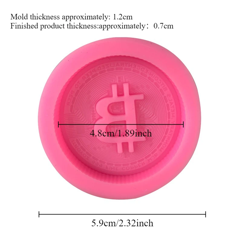 1/3Pcs Currency Logo Soap Sili - Soap Making Tools recension och pris