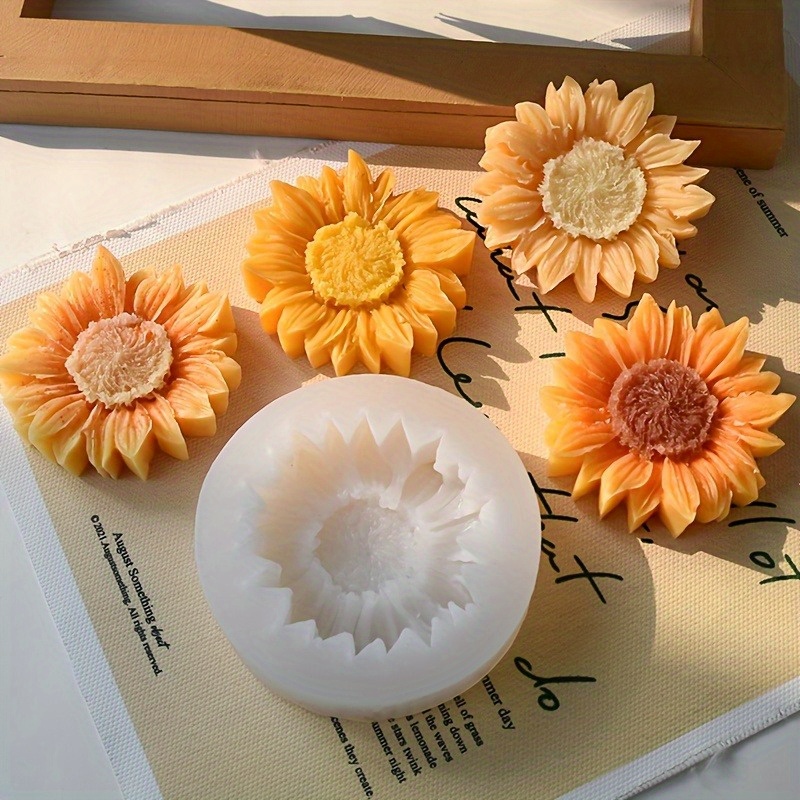 Vibrant 3D Sunflower Silicone  - Soap Making Bar recension och pris