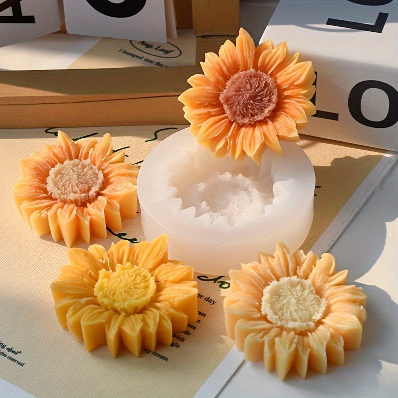 Vibrant 3D Sunflower Silicone  - Soap Making Bar recension och pris