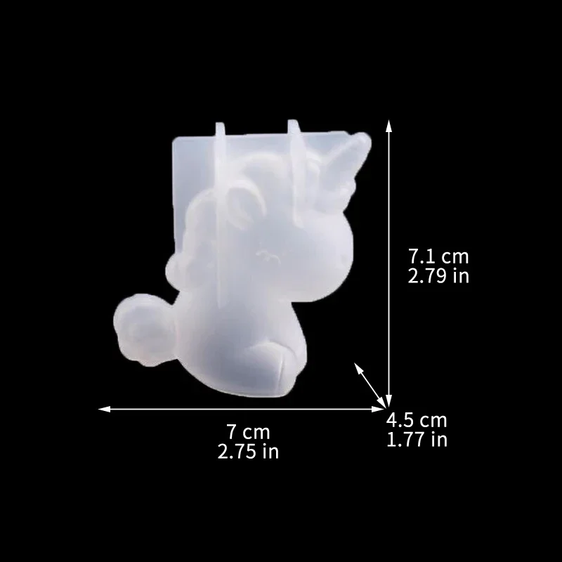 3D Geometric Silicone Unicorn  - Soap Making Tools recension och pris
