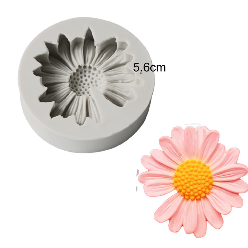 3D Daisy Flower Mold Sun Silic - Soap Making Tools recension och pris