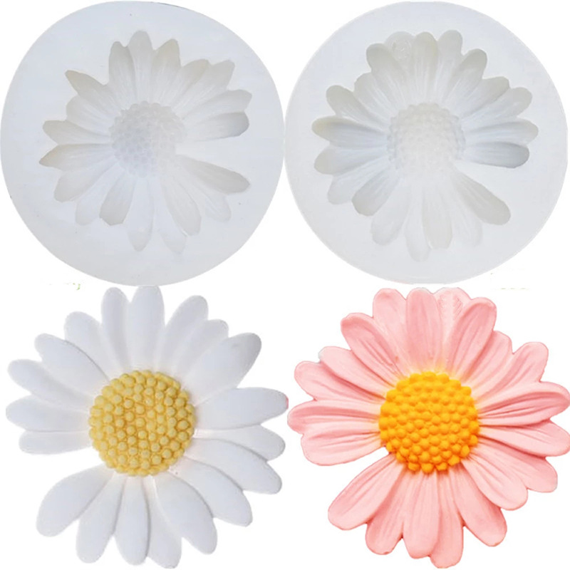 3D Daisy Flower Mold Sun Silic - Soap Making Tools recension och pris