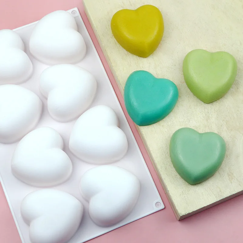 Love Heart Silicone Soap Mold  - Soap Making Experiment recension och pris