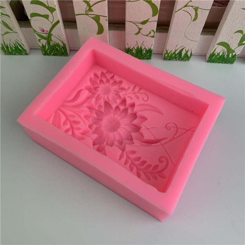 1pc 3D Square Rose Flower Sili - Soap Making Experiment recension och pris