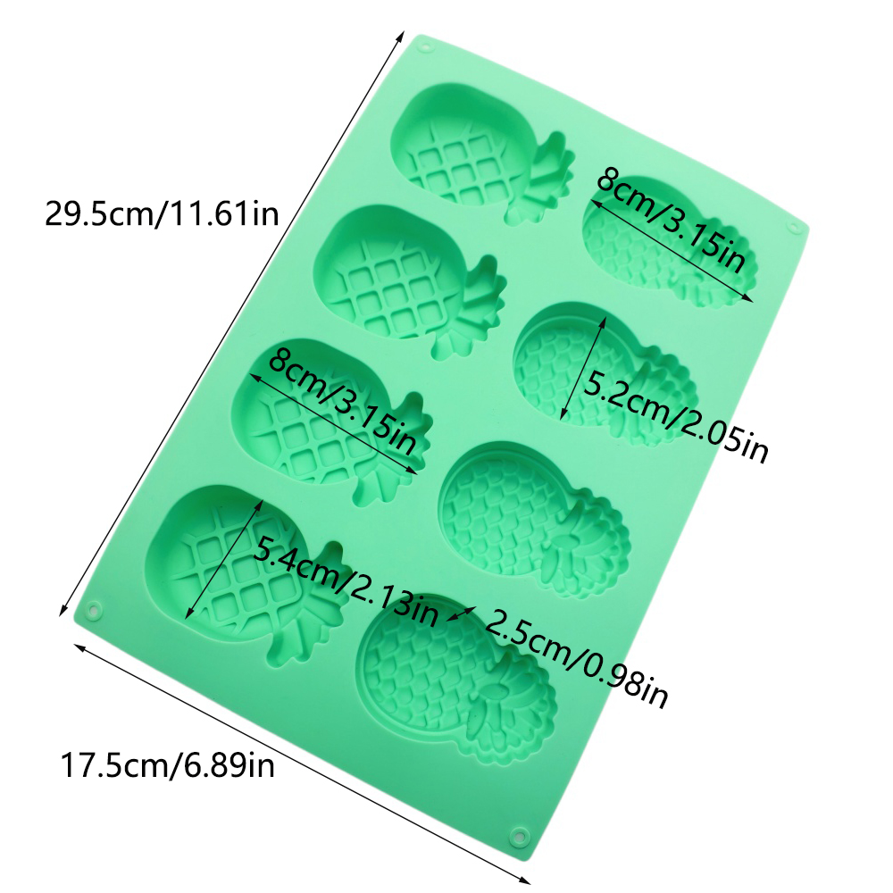 Pineapple Shape Silicone Cake  - Soap Making Tools recension och pris