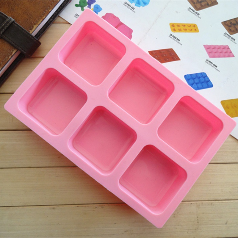 Square Silicone Cake Molds Cer - Soap Making Bar recension och pris