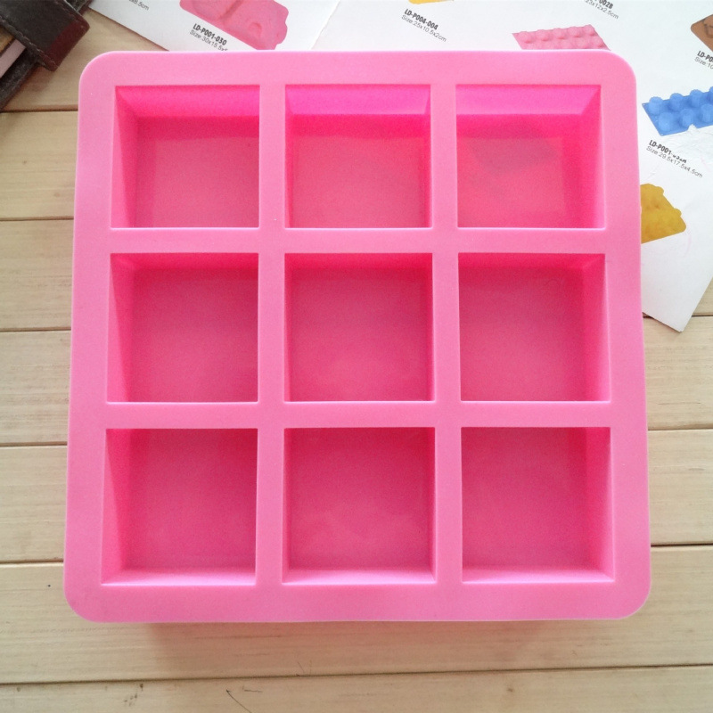 Square Silicone Cake Molds Cer - Soap Making Bar recension och pris